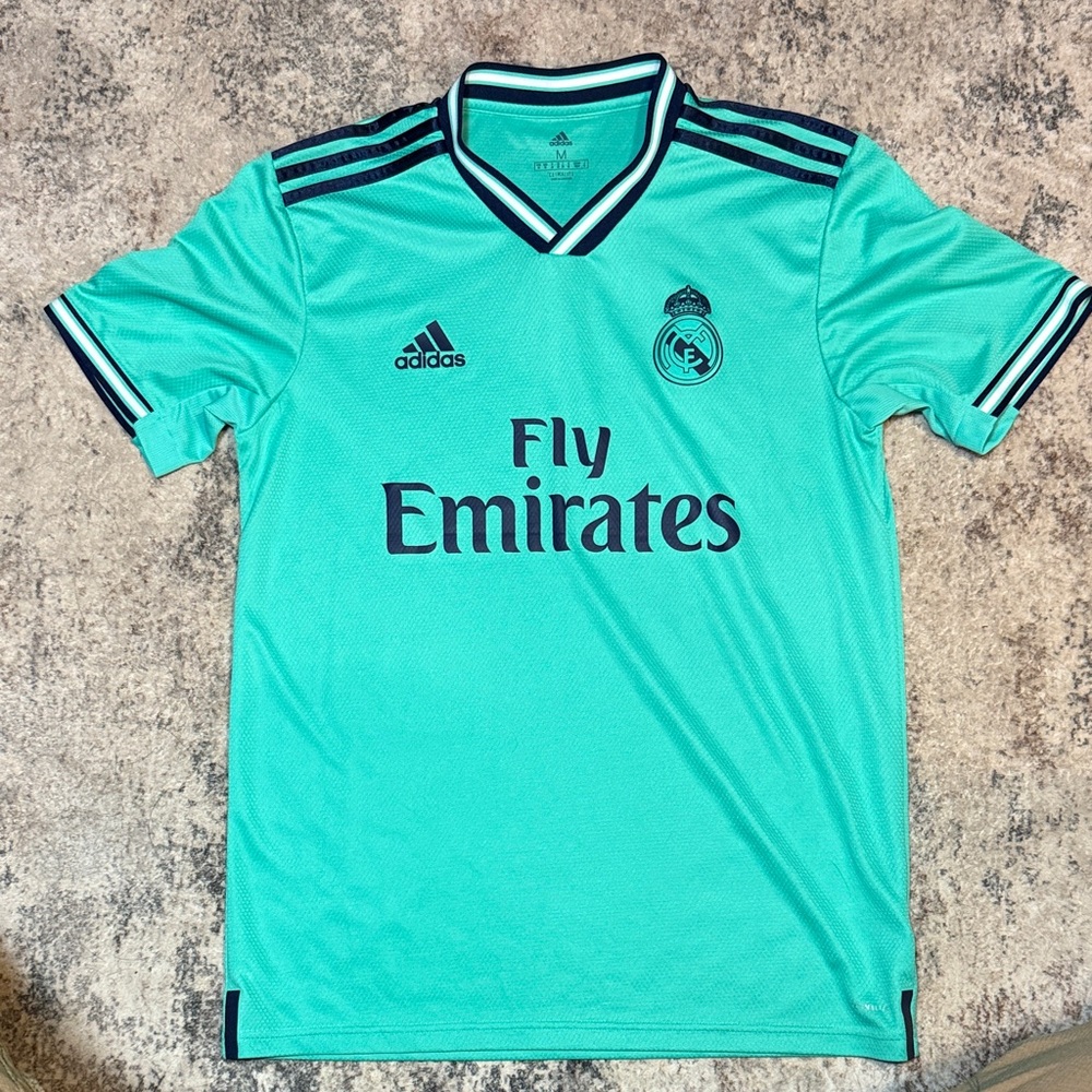 Adidas Real Madrid Aqua Jersey